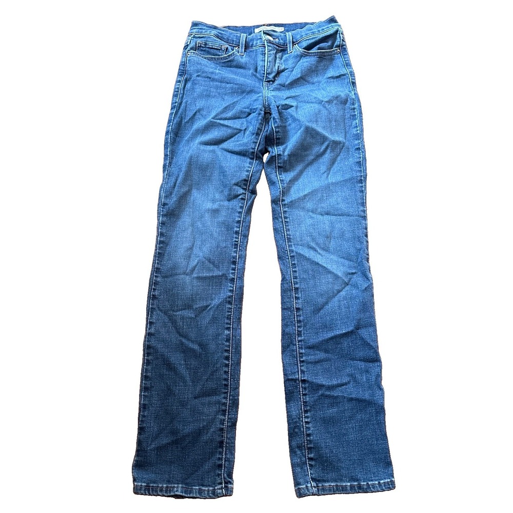 Levis Jeans Womens 25 Blue Denim 314 Shaping Straight zip fly Size 25x30